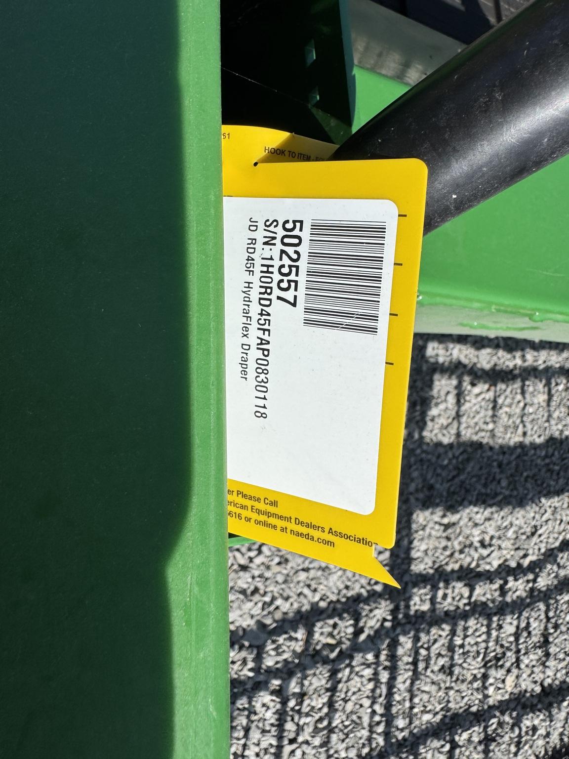 2024 John Deere RD45F Image