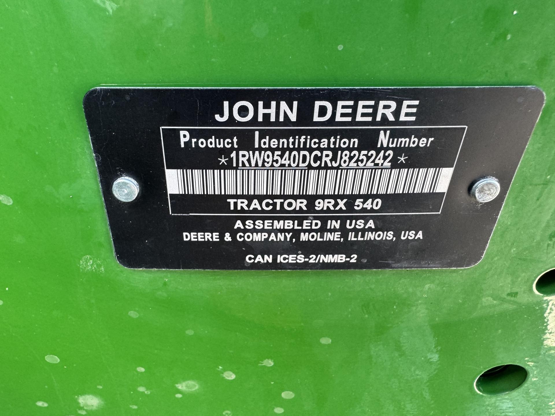 2024 John Deere 9RX 540 Image