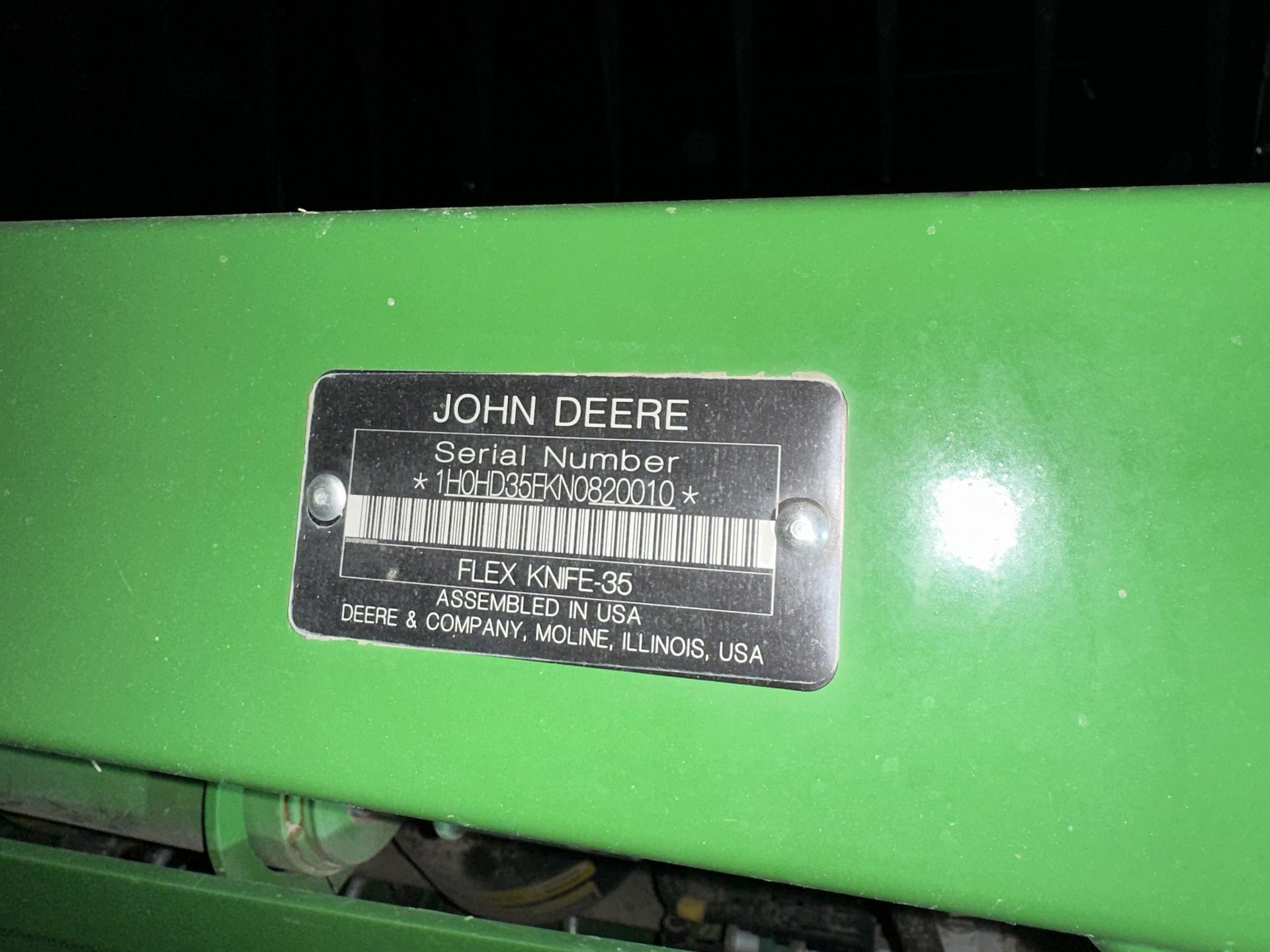 2022 John Deere HD35F Image