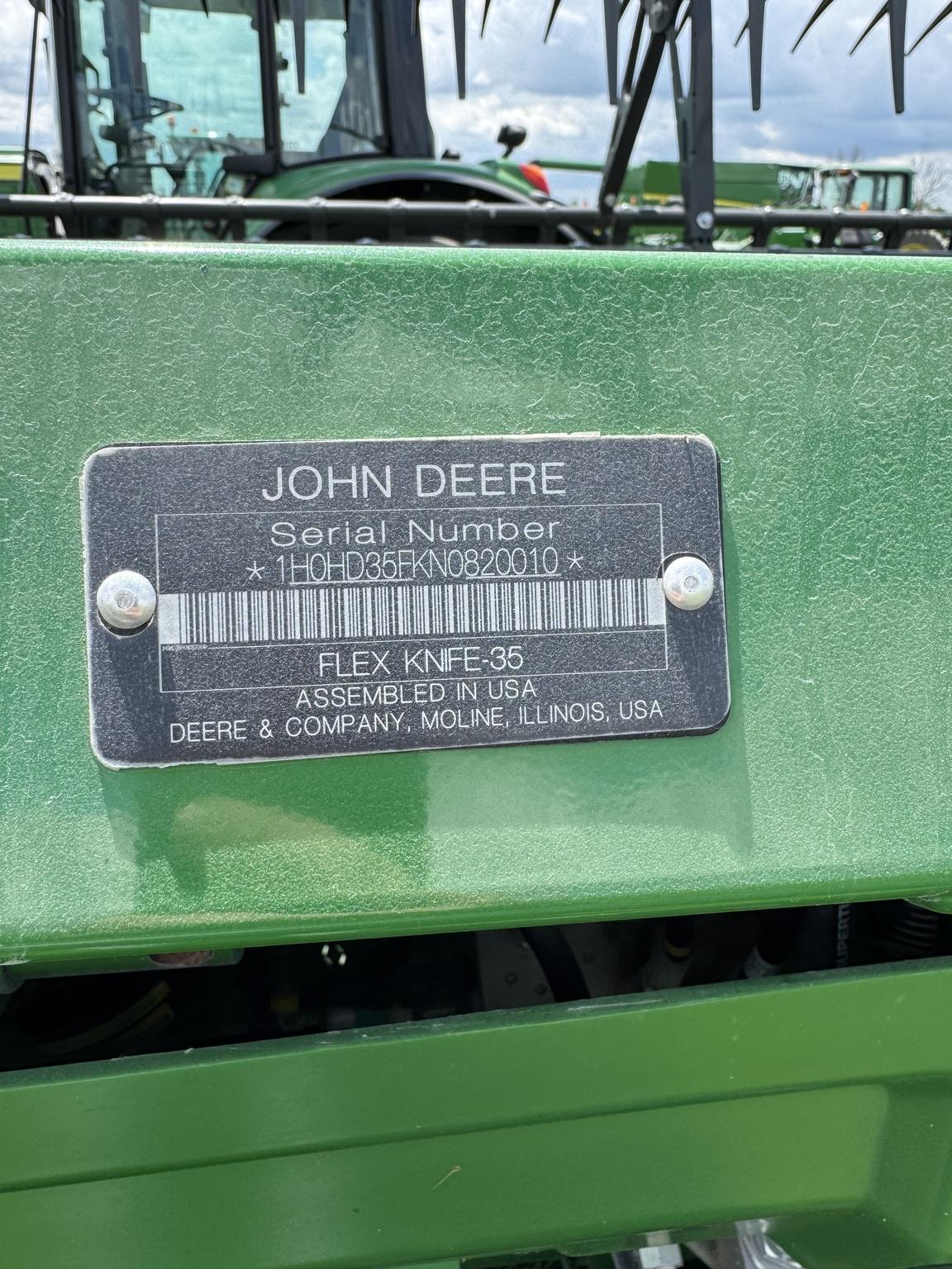 2022 John Deere HD35F Image