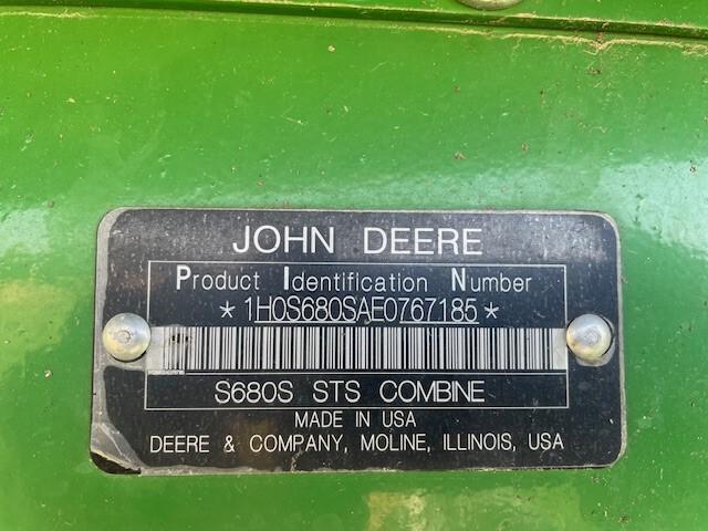 2014 John Deere S680 Image