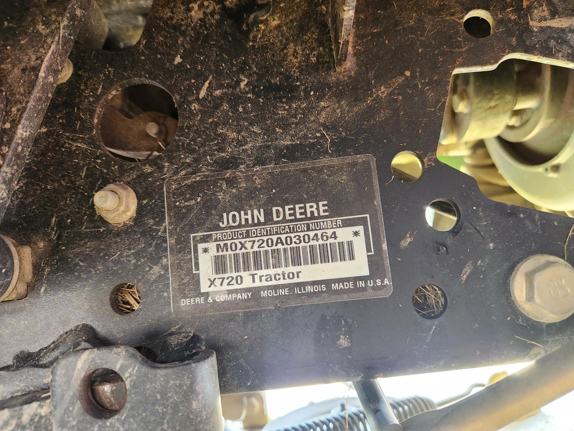 2008 John Deere X720 Image