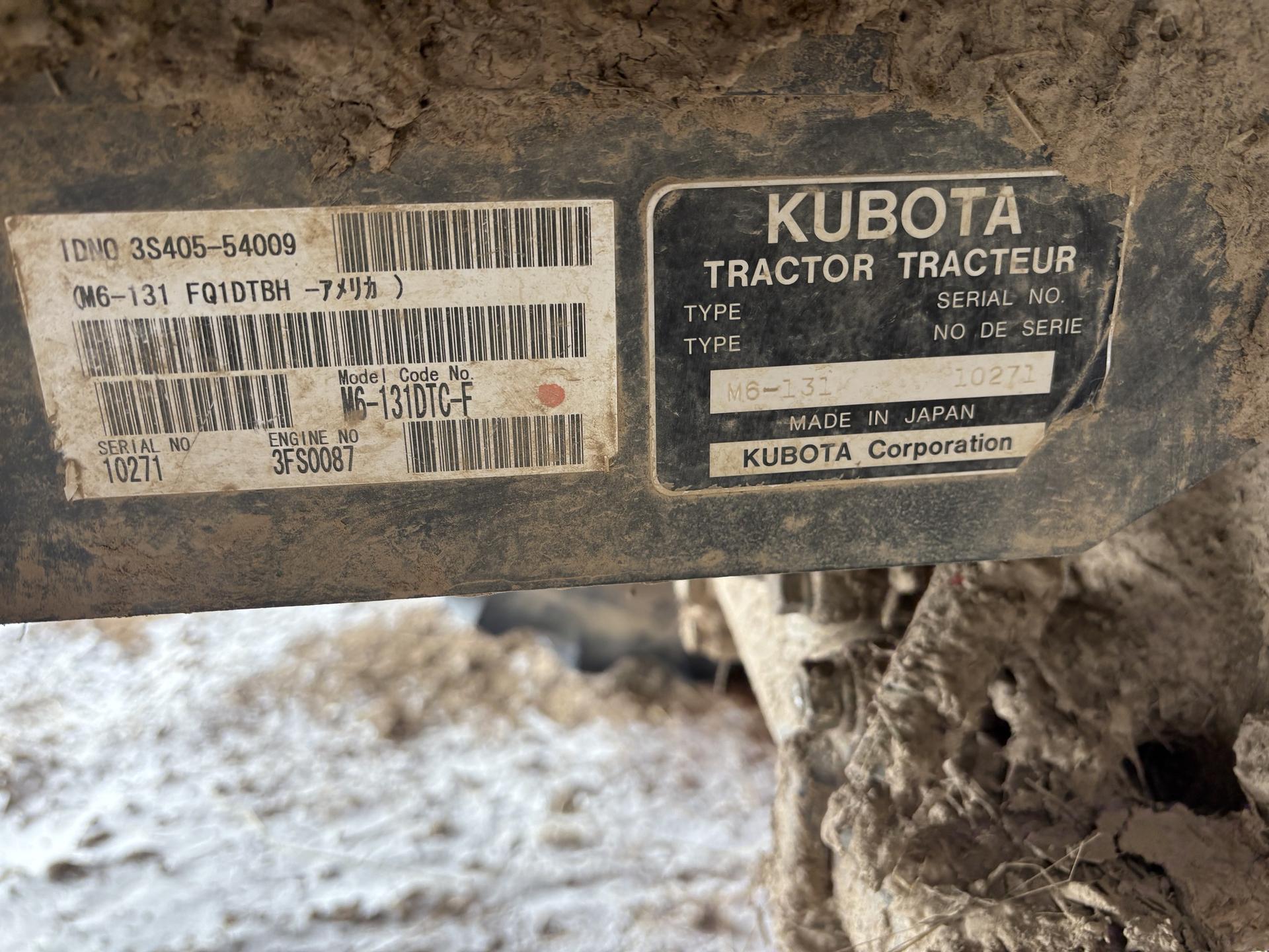 2017 Kubota M6-131 Image