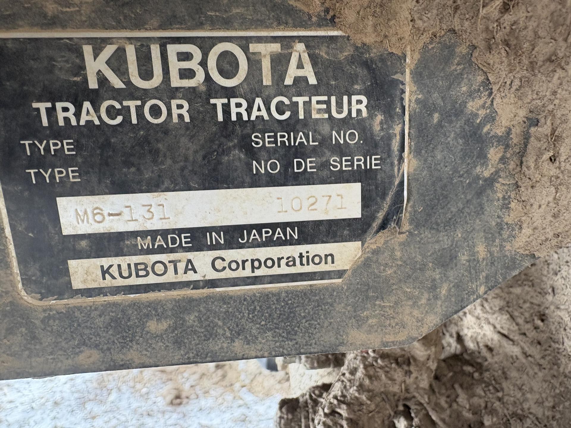2017 Kubota M6-131 Image