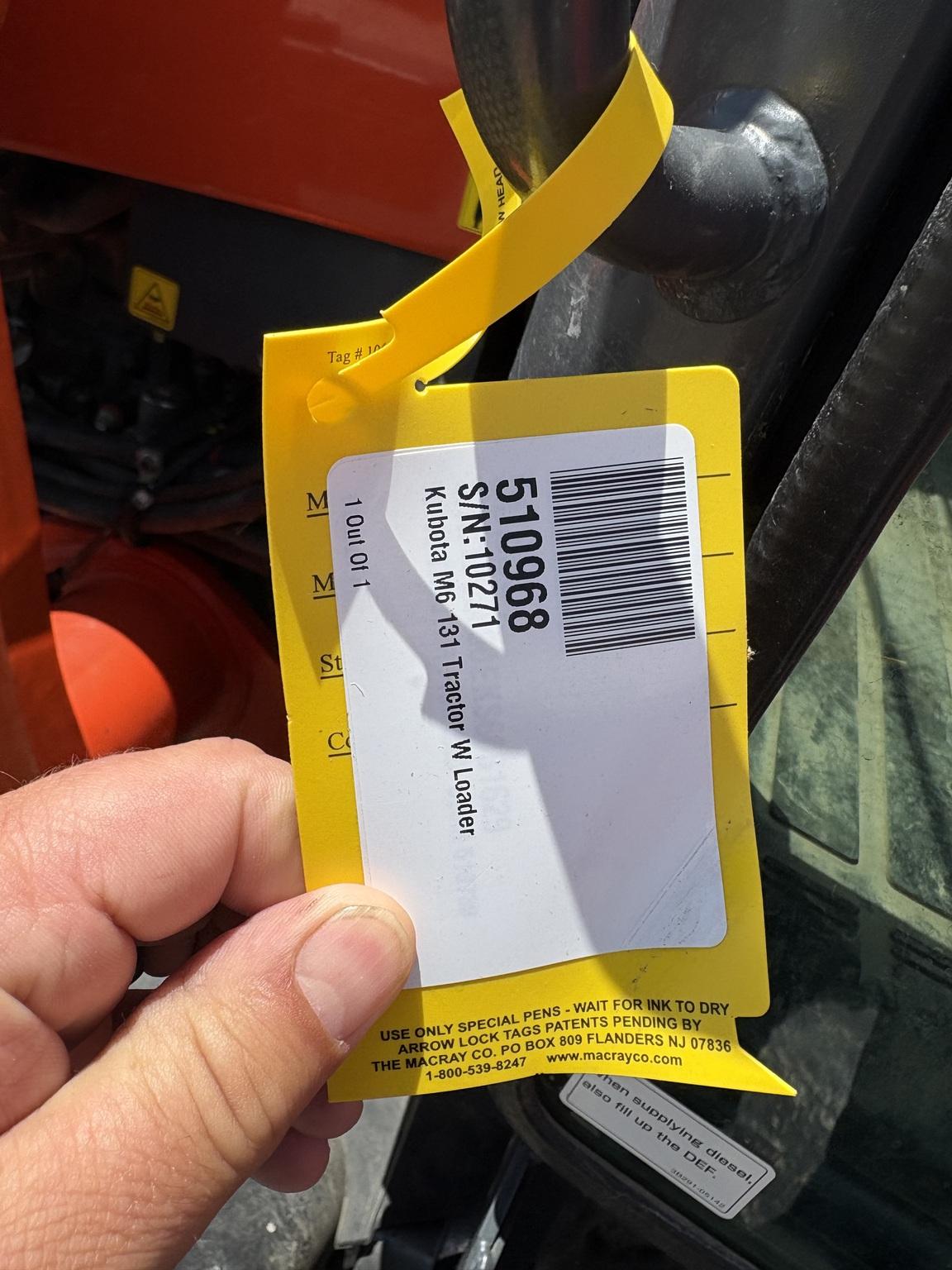 2017 Kubota M6-131 Image