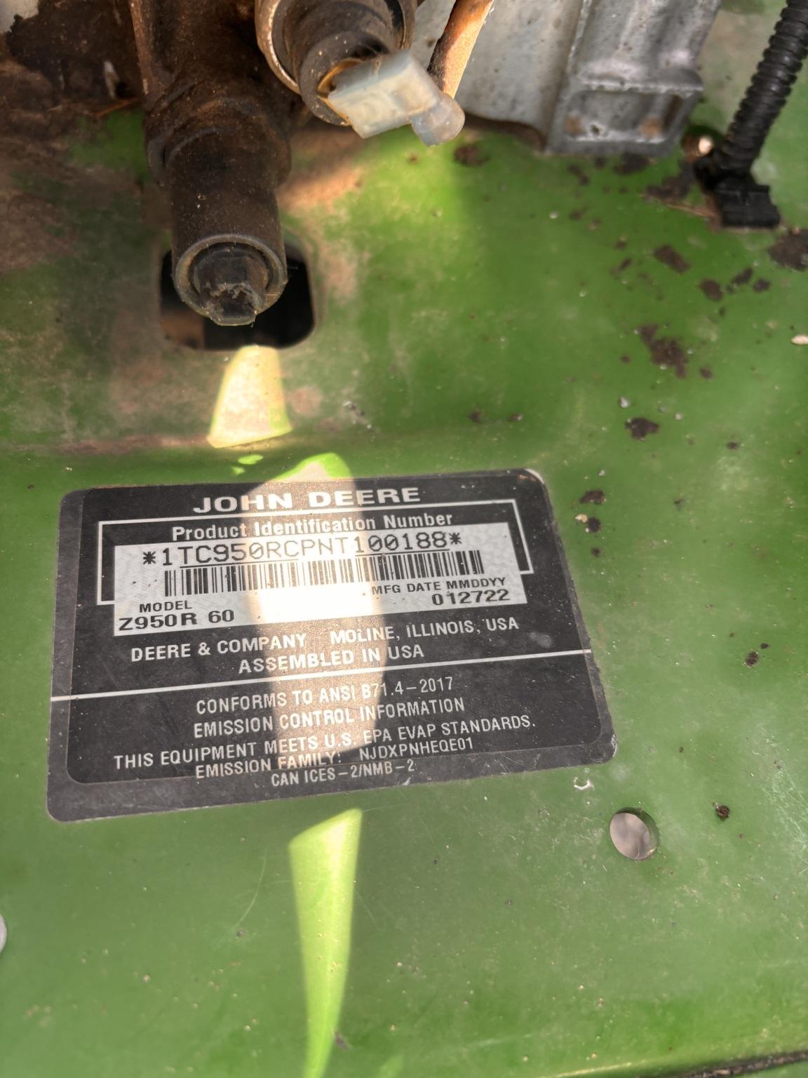 2022 John Deere Z950R Image