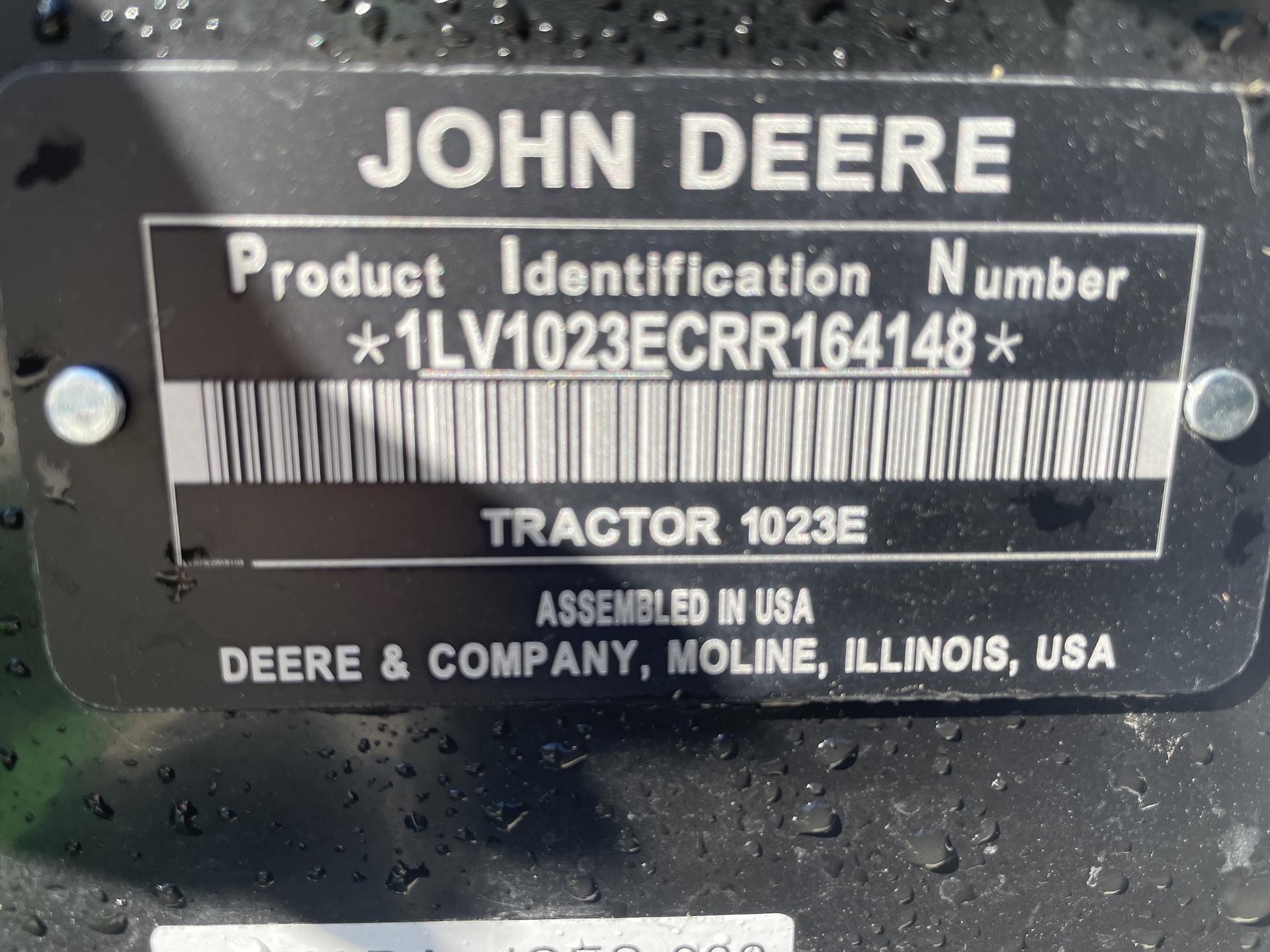 2024 John Deere 1023E Image