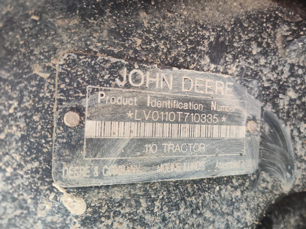 2008 John Deere 110TLB Image