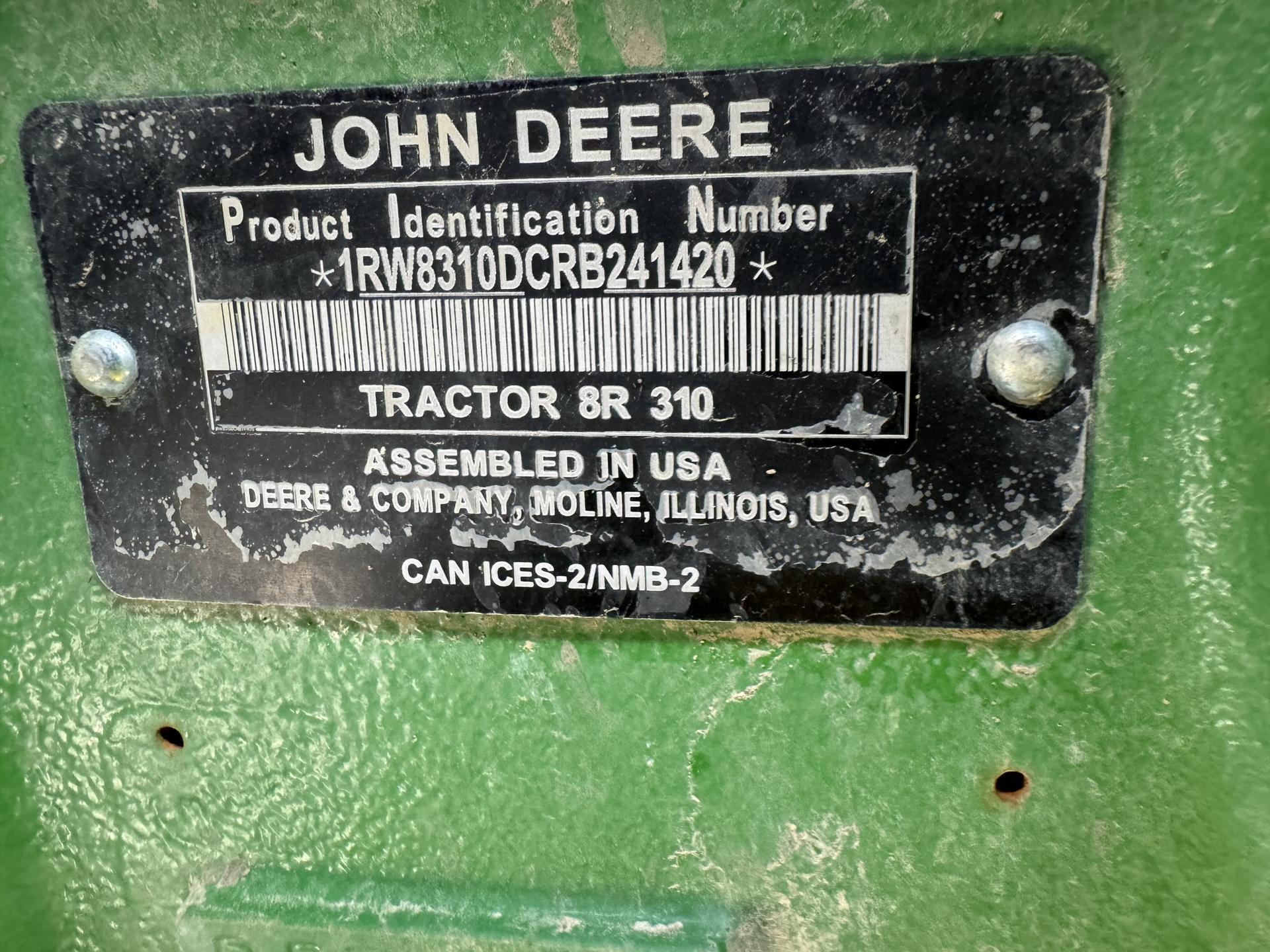 2024 John Deere 8R 310 Image