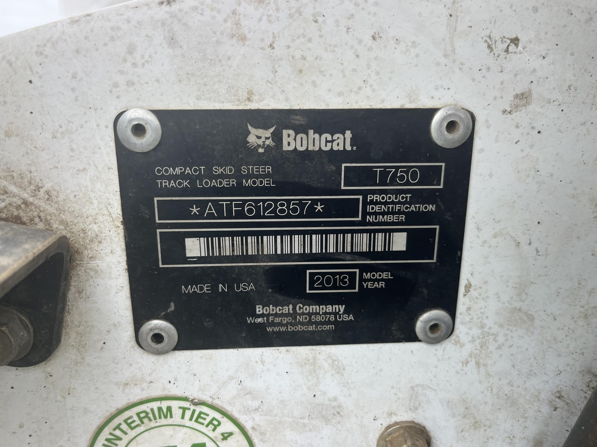 2013 Bobcat T750 Image