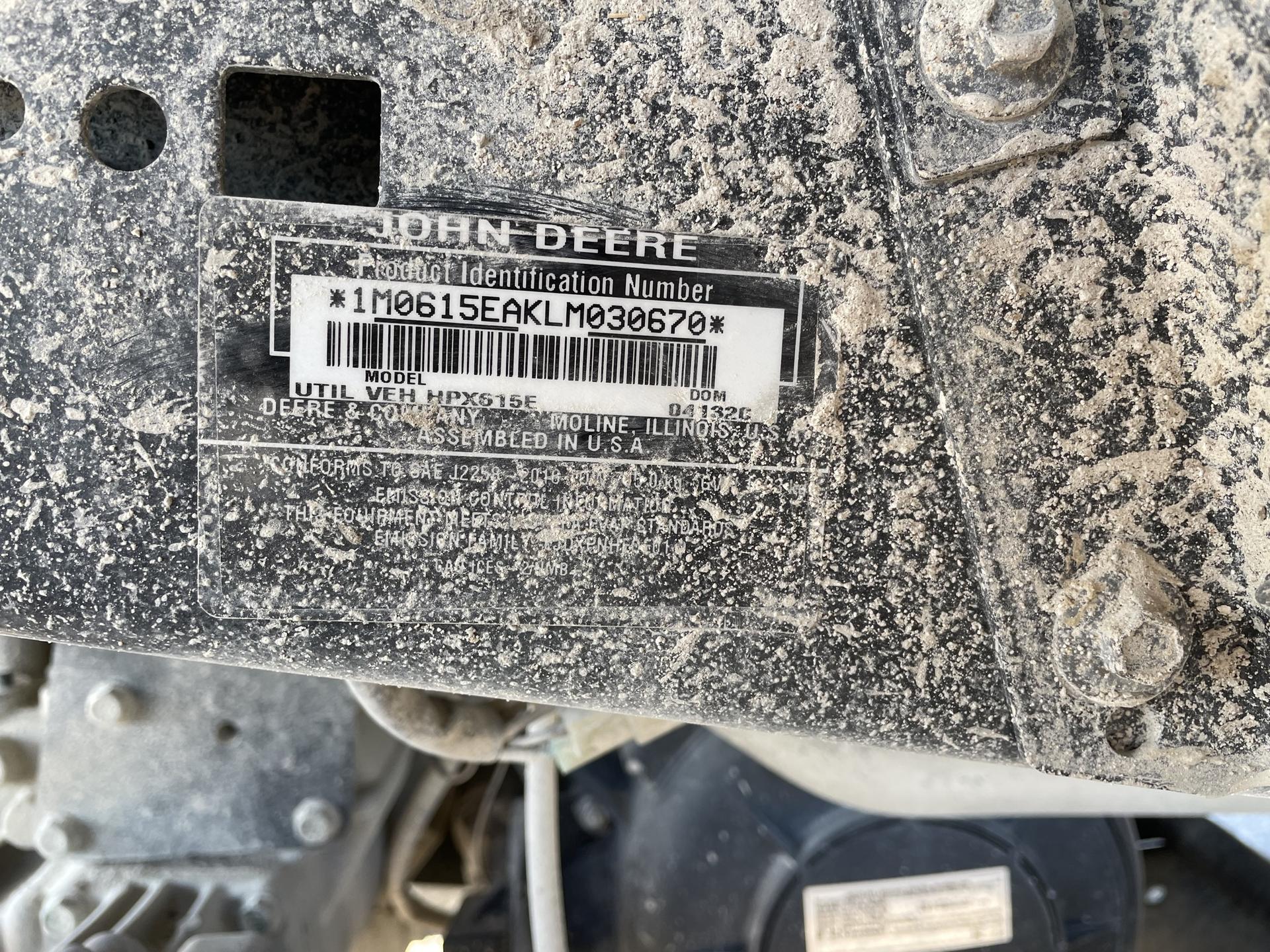 2020 John Deere HPX 615E Image