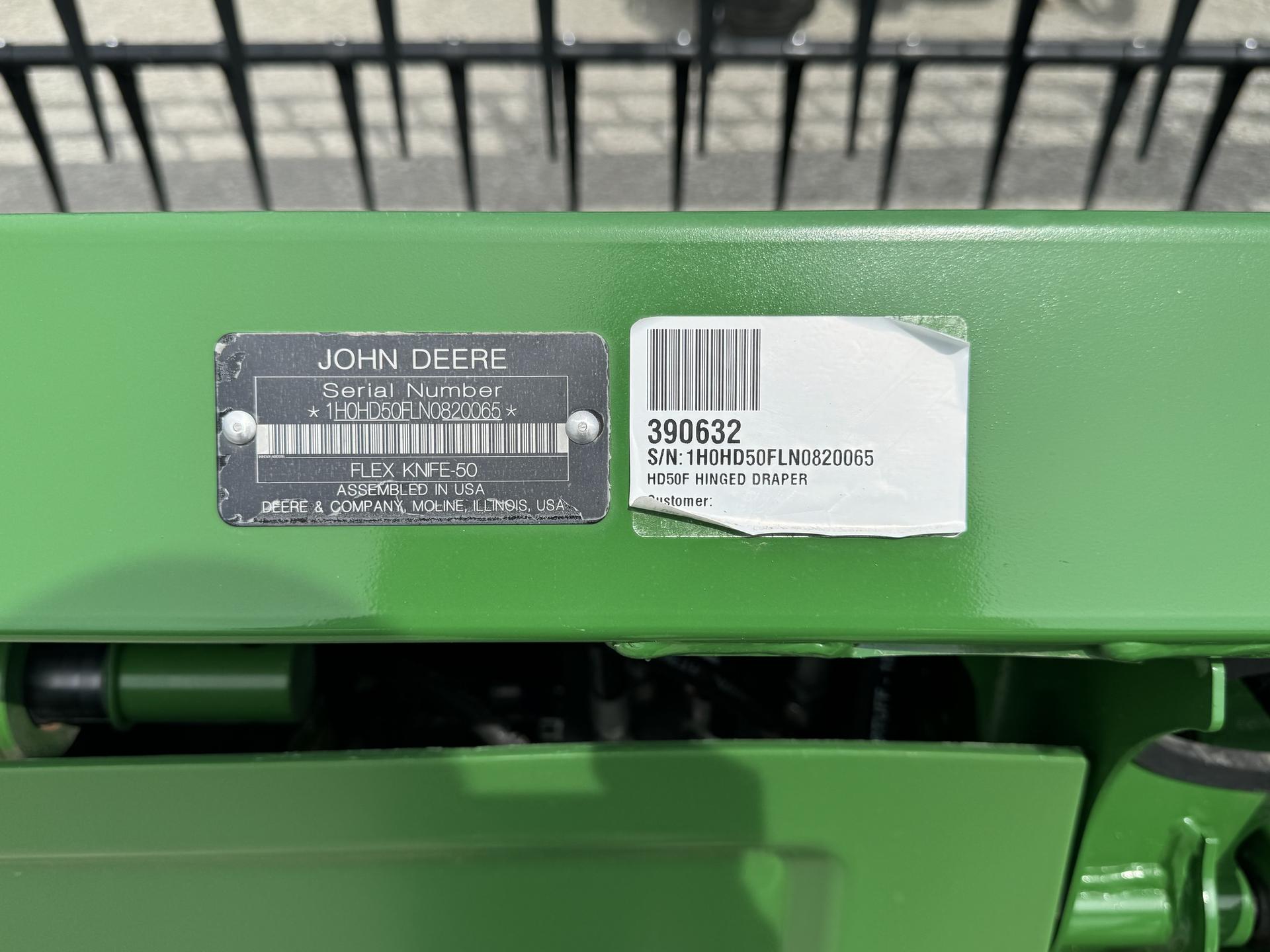2022 John Deere HD50F Image