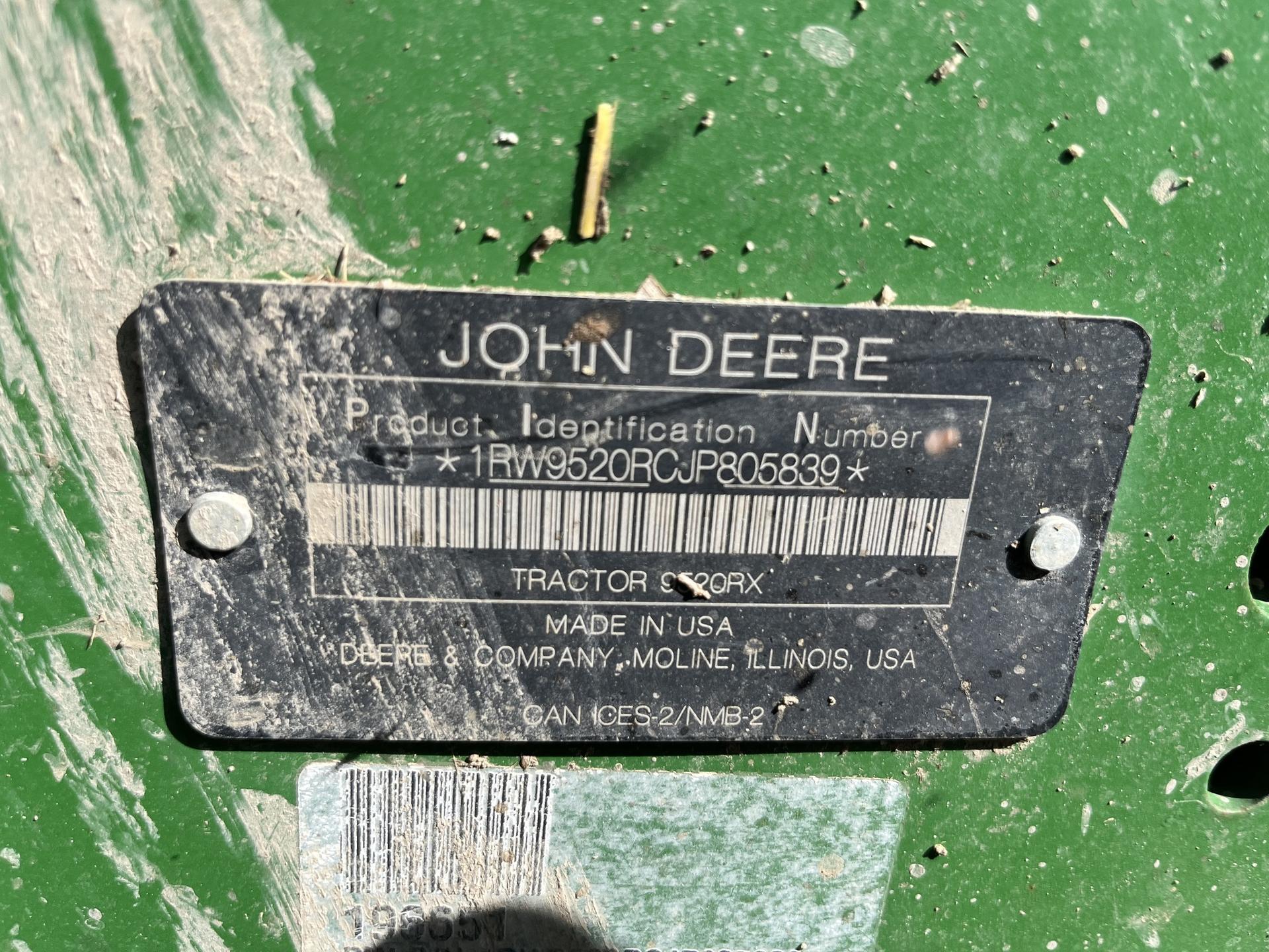 2018 John Deere 9520RX Image