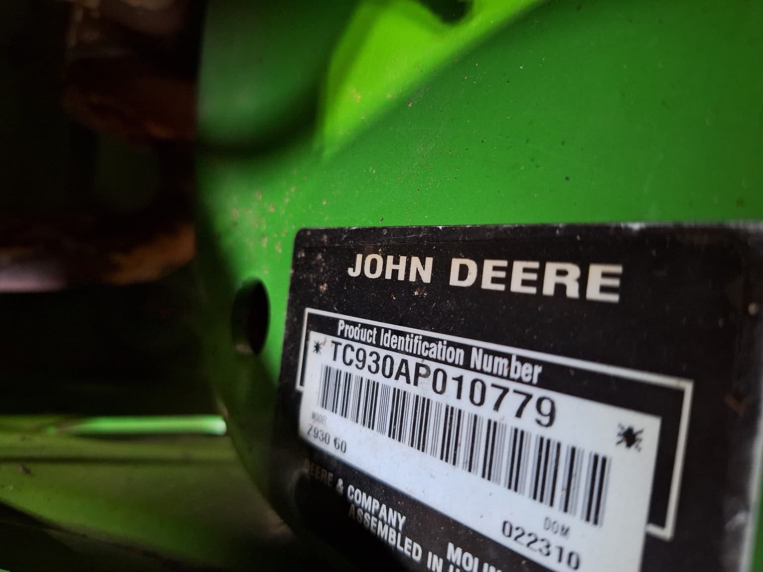 2010 John Deere Z930A Image