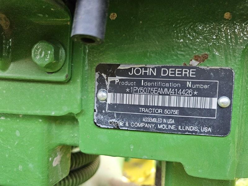 2021 John Deere 5075E Image
