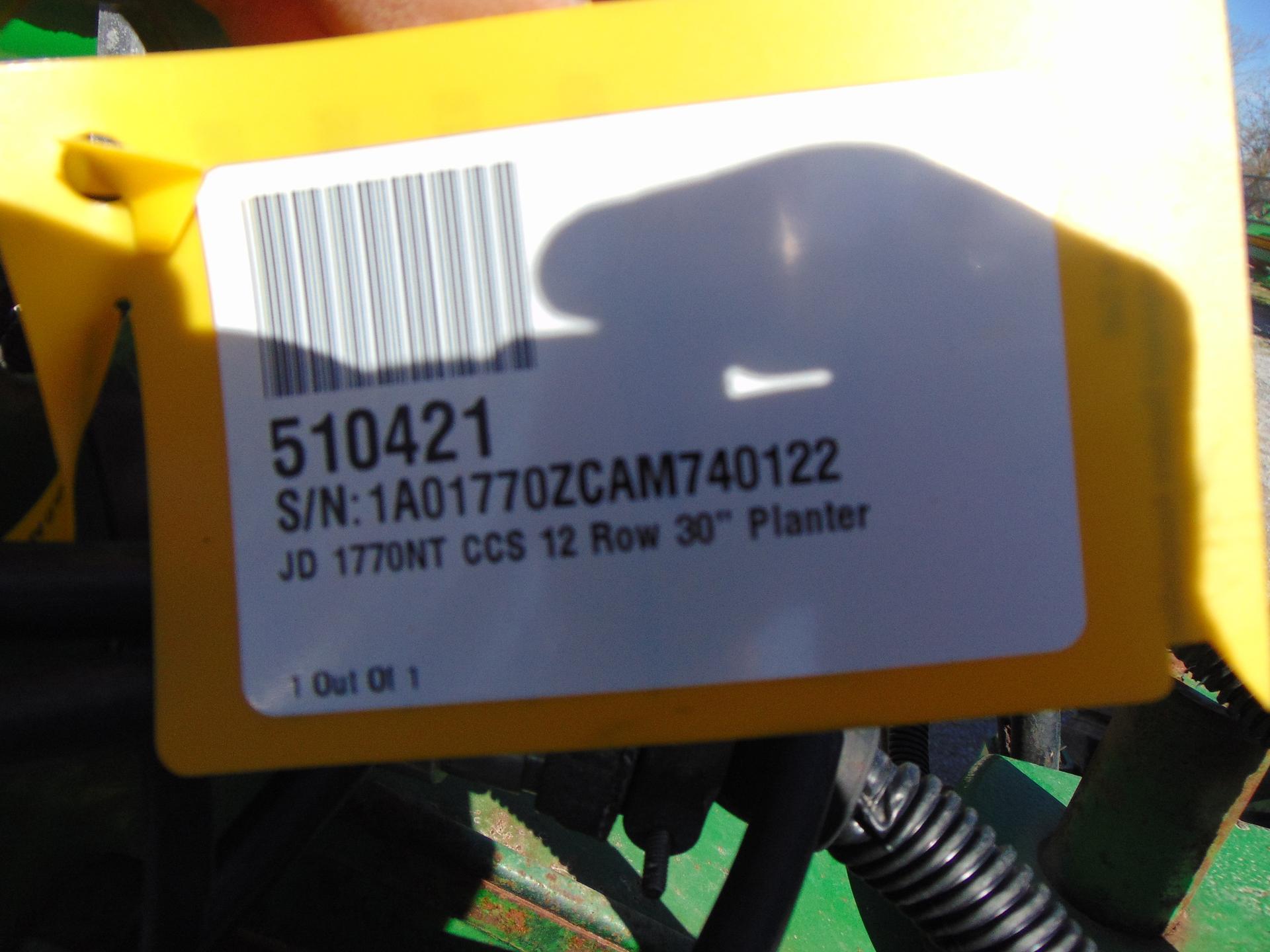 2011 John Deere 1770NT CCS Image