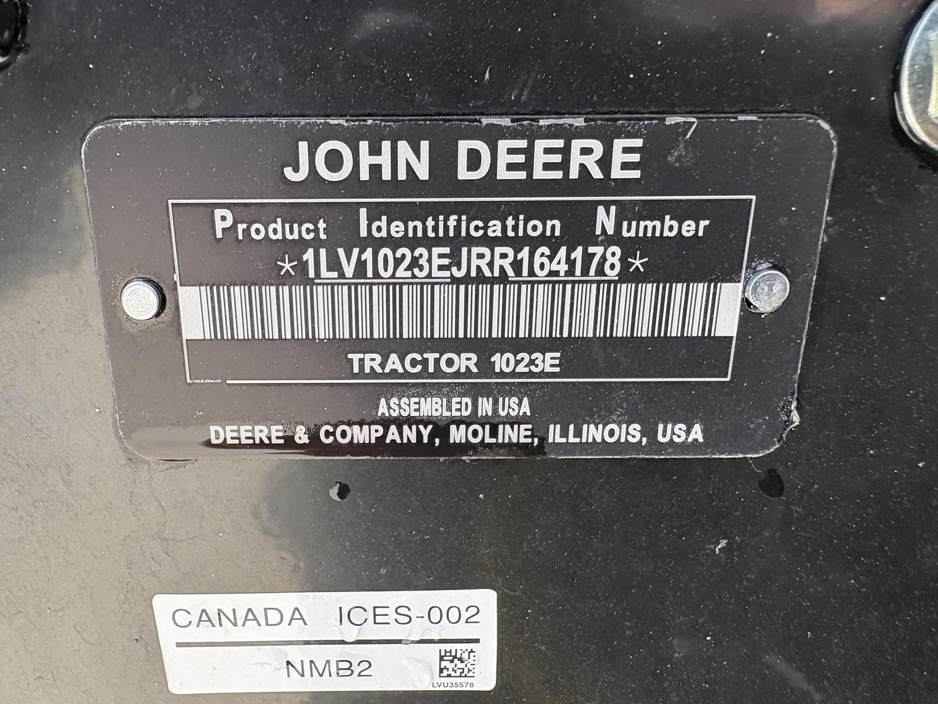 2024 John Deere 1023E Image