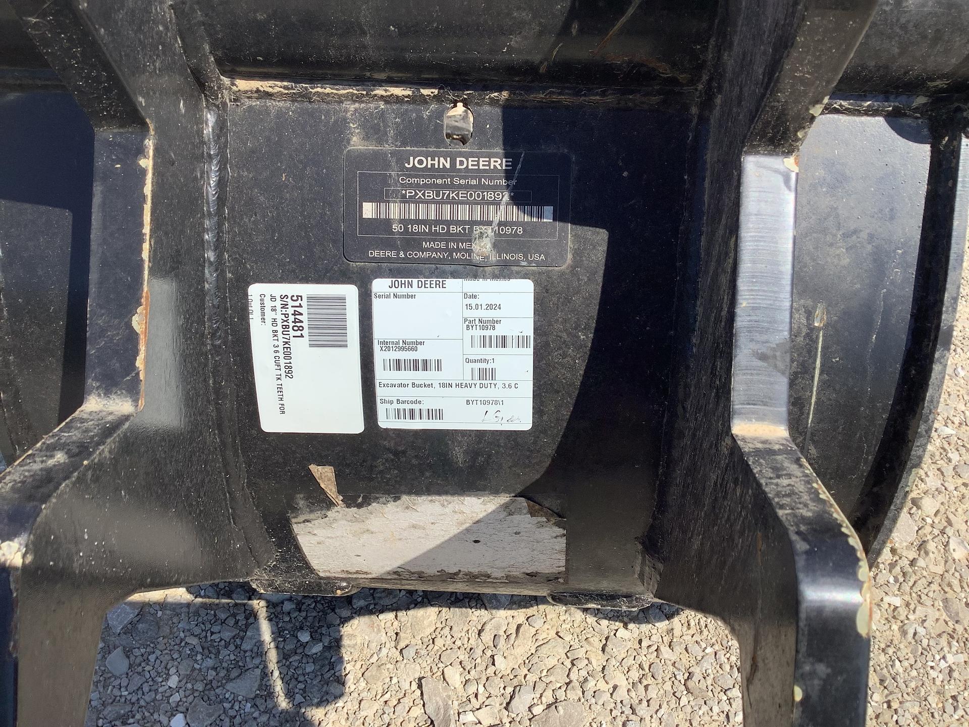 2024 John Deere 18″ BUCKET Image