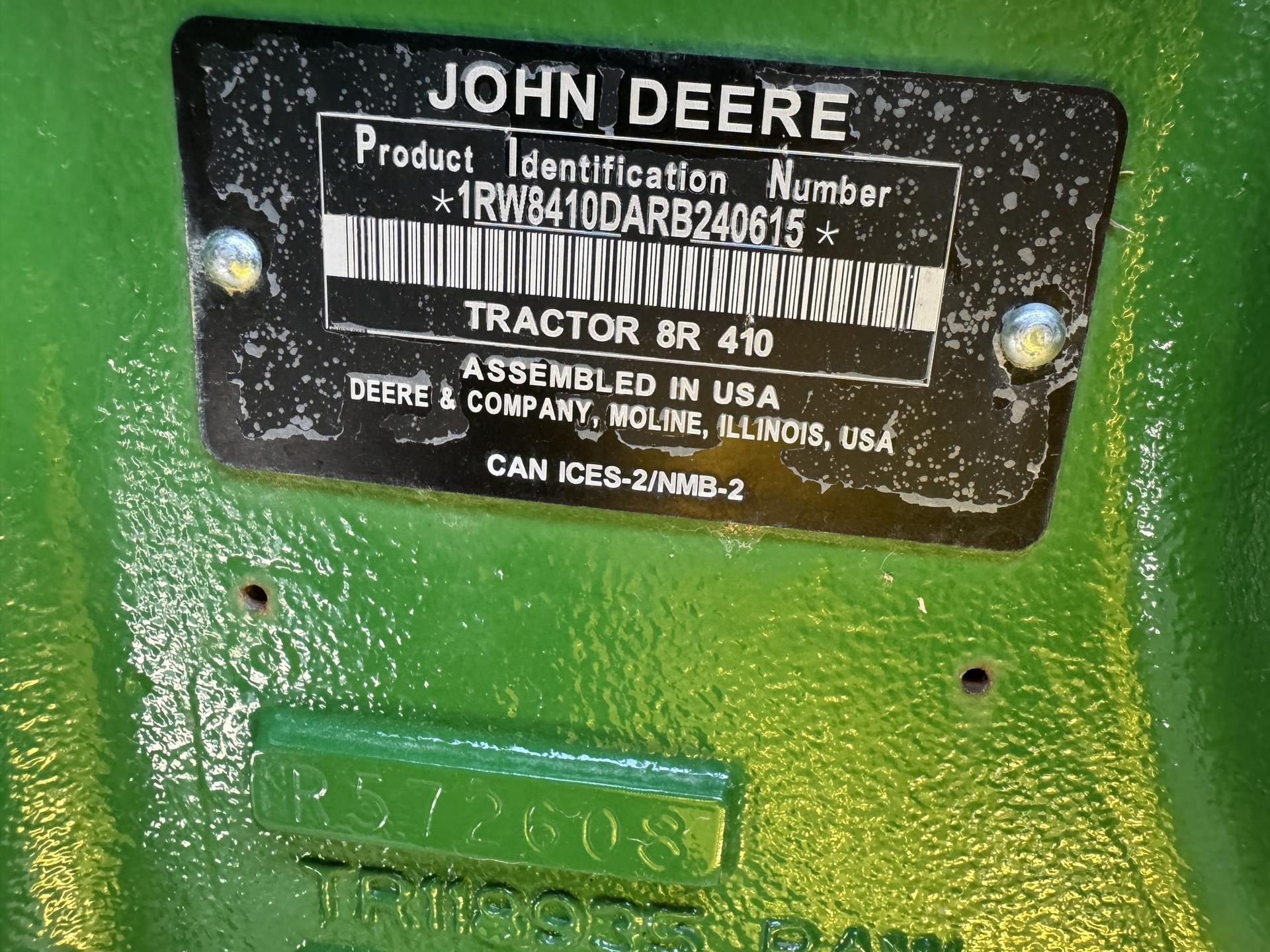 2024 John Deere 8R 410 Image