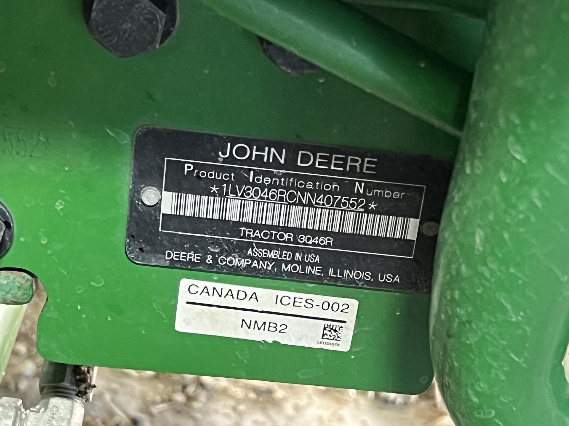 2022 John Deere 3046R Image