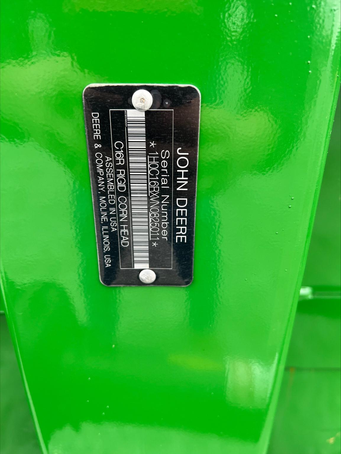 2023 John Deere C16R Image