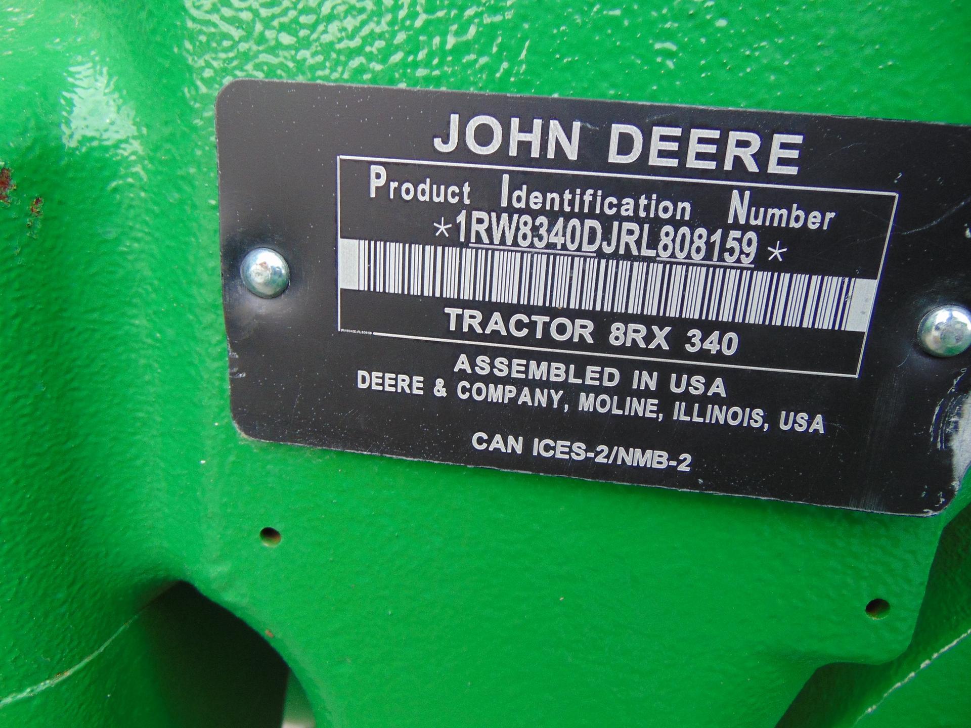 2024 John Deere 8RX 340 Image