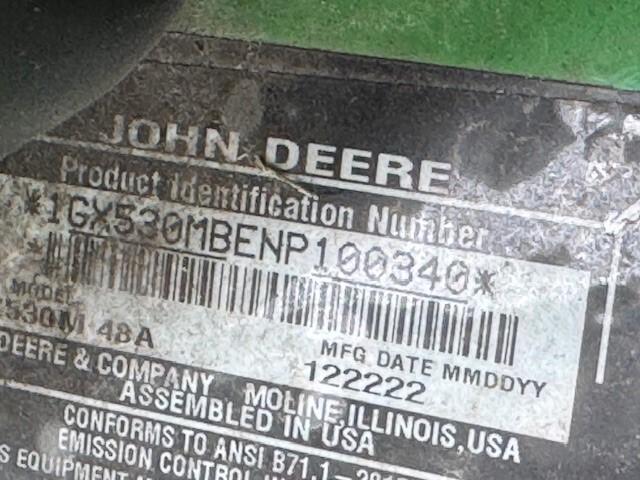 2023 John Deere Z530M Image