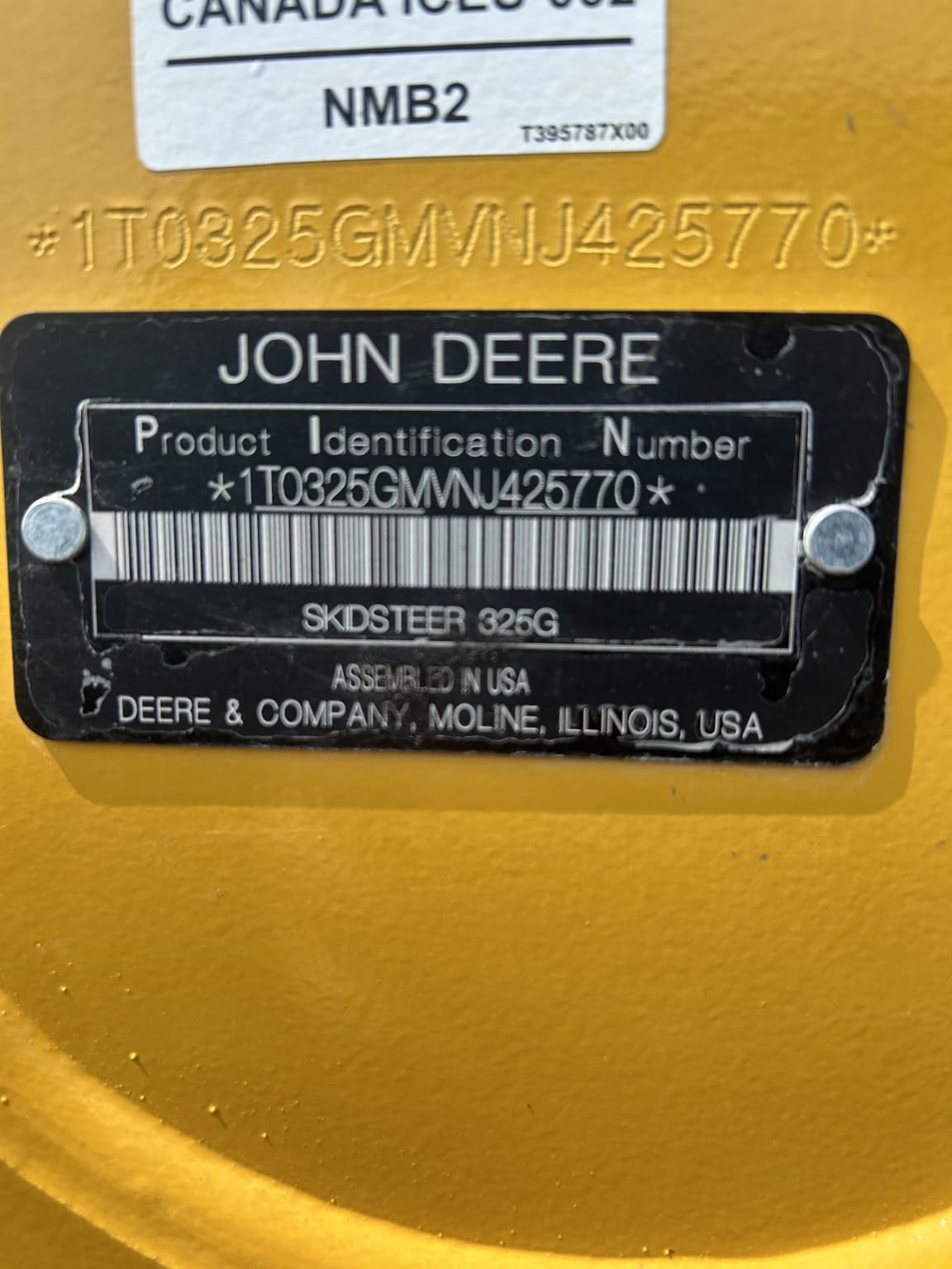 2022 John Deere 325G Image