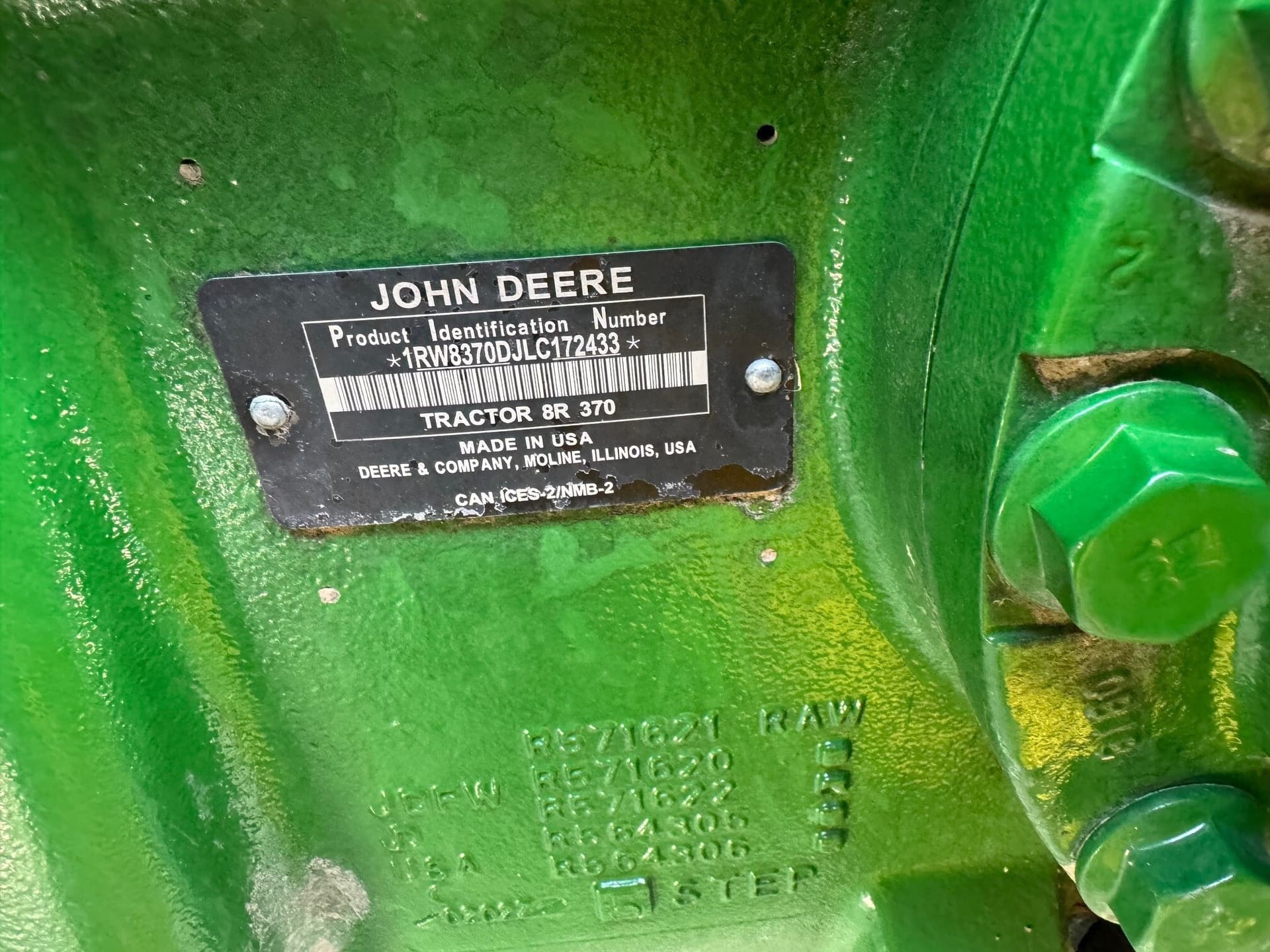 2020 John Deere 8R 370 Image