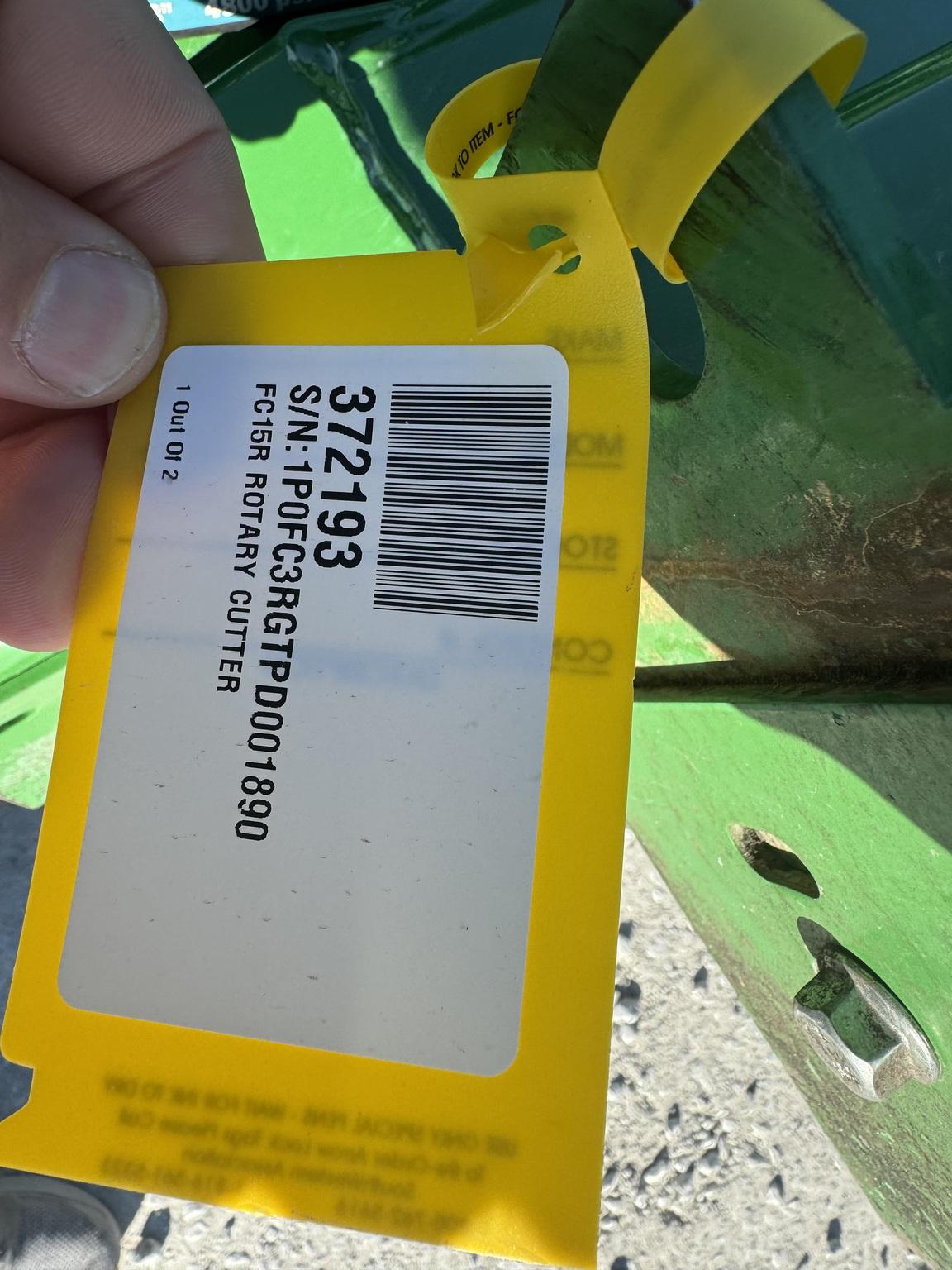 2023 John Deere FC15R Image