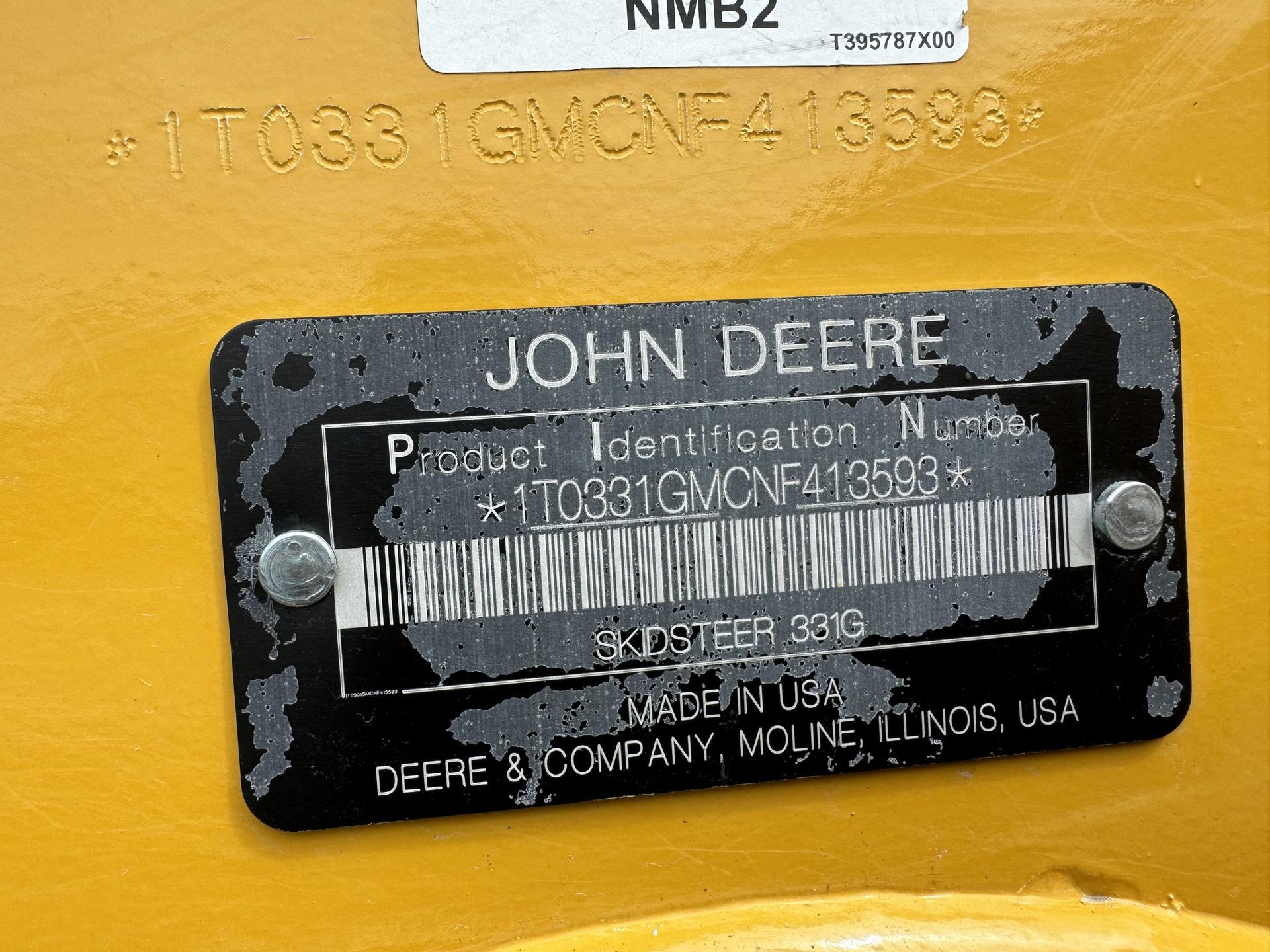 2022 John Deere 331G Image