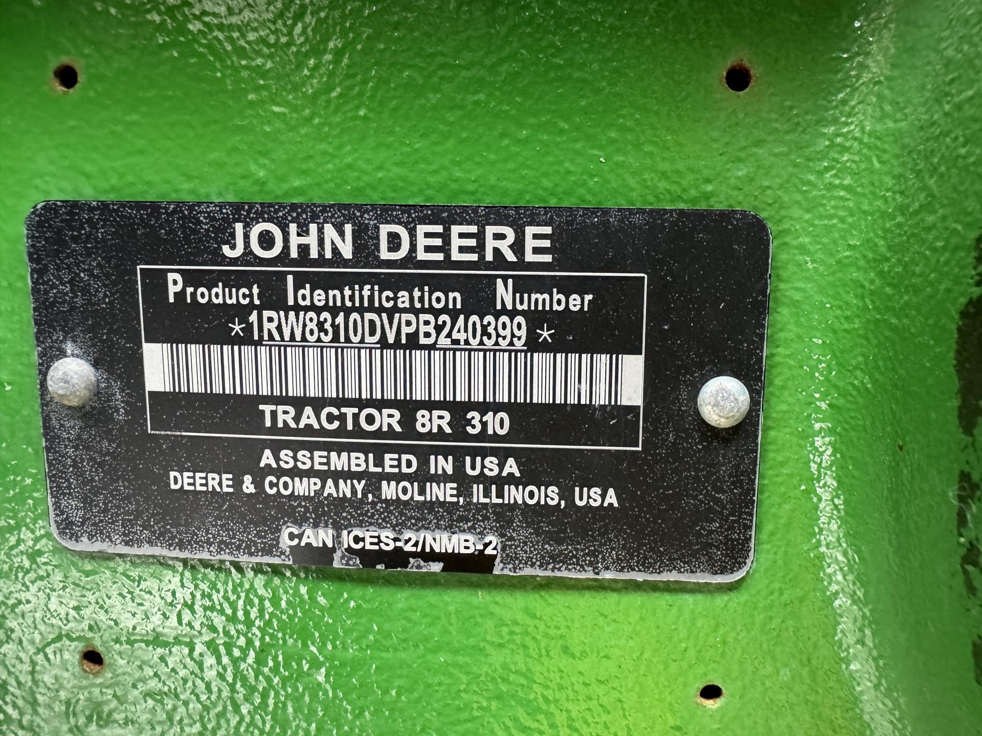 2024 John Deere 8R 310 Image