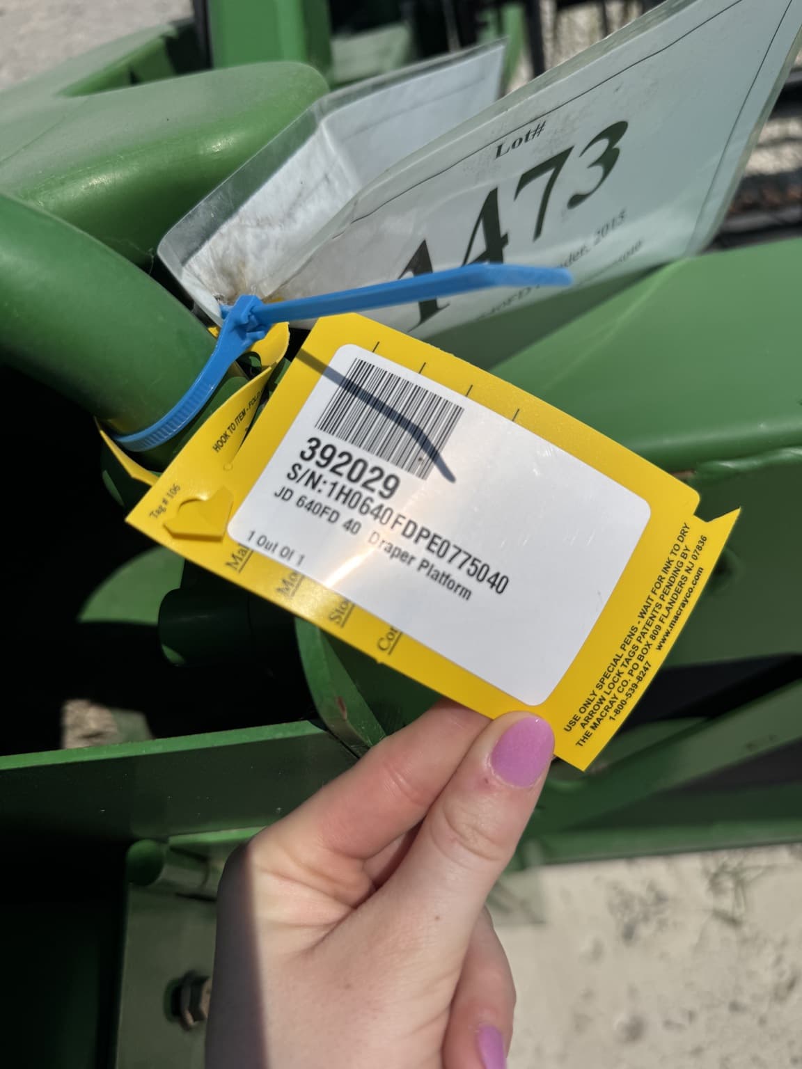 2015 John Deere 640FD Image