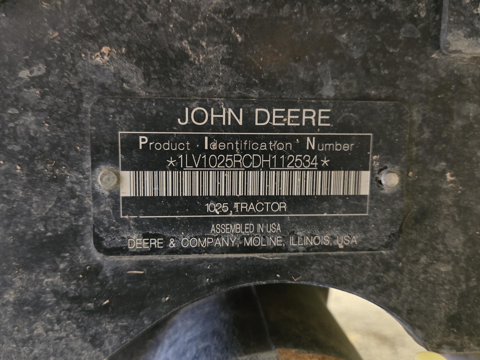 2013 John Deere 1025R Image