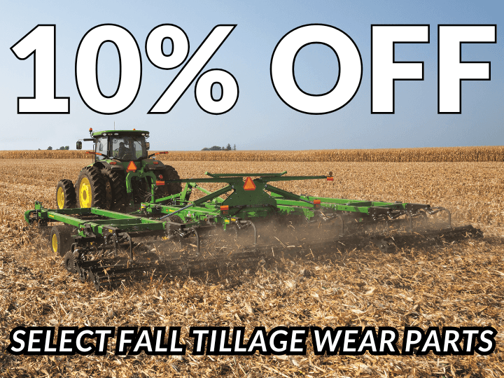 10% Off Select Fall Tillage Wear Parts