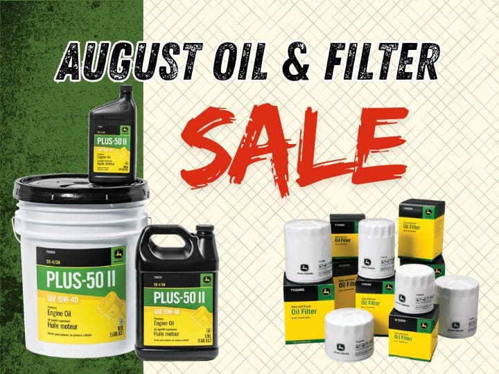 August Oil & Filter Sale
