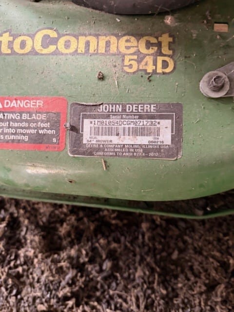 2016 John Deere 54D Image
