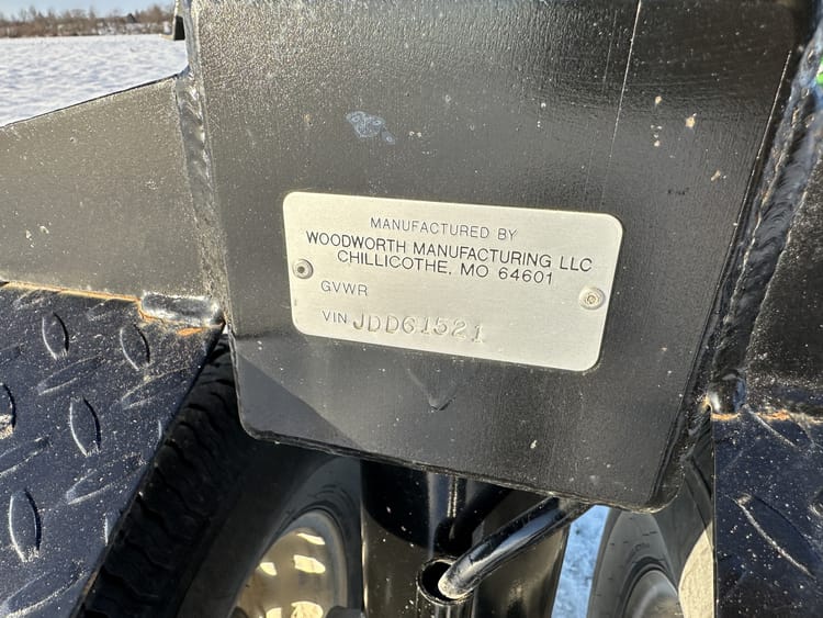 2021 Woodworth 35ft 6 Wheel JD Flex Draper Trailer Image