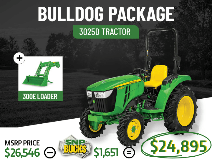 3025D Tractor Package  | Bulldog Package