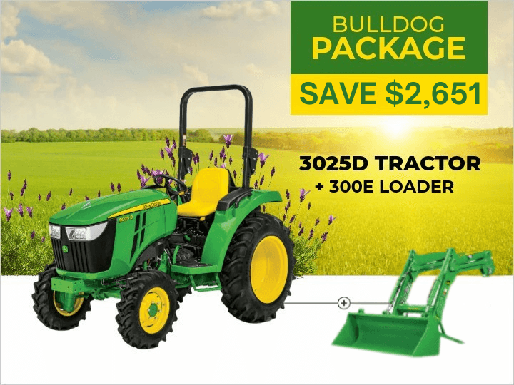3025D Tractor Package  | Bulldog Package