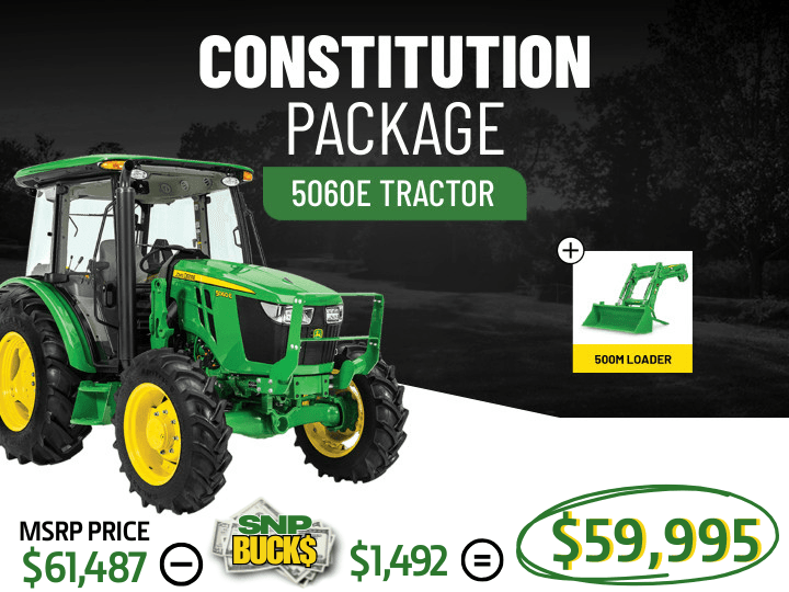 5060E Tractor Package  | Constitution Package