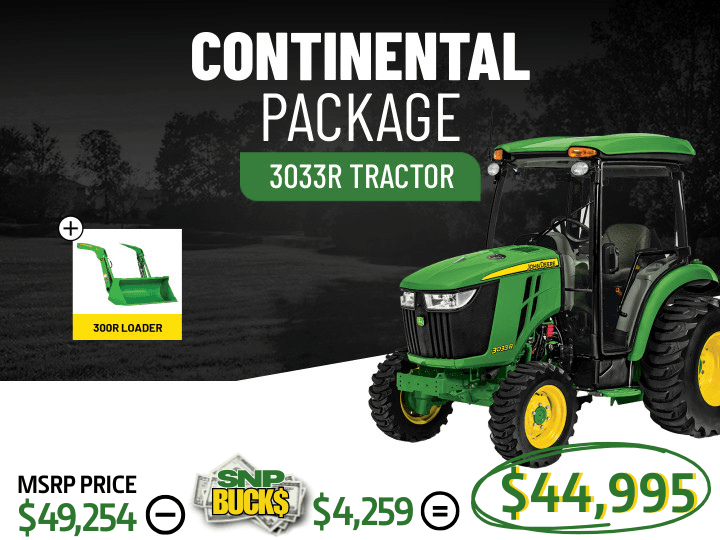 3033R Tractor Package  | Continental Package