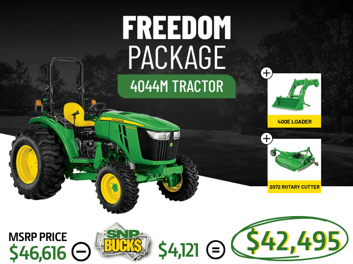 4044M Tractor Package  | Freedom Package