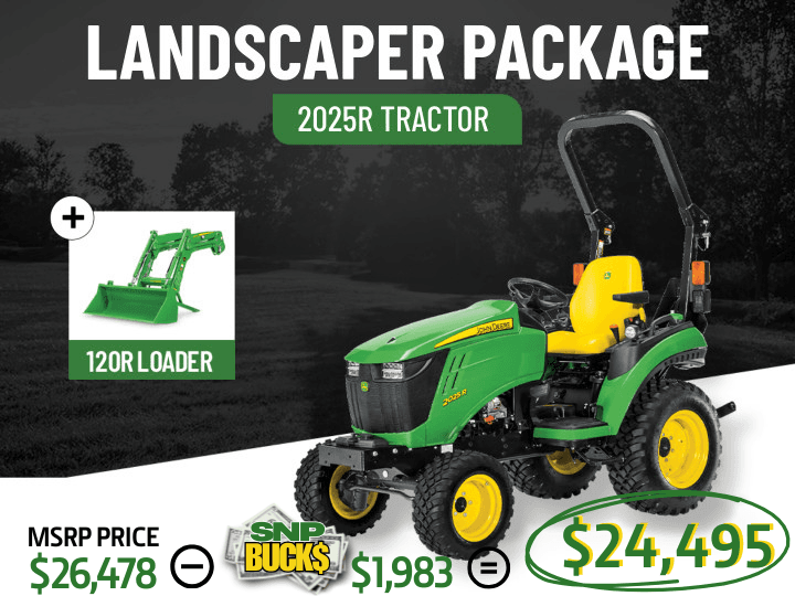 2025R Tractor Package  | Landscaper Package