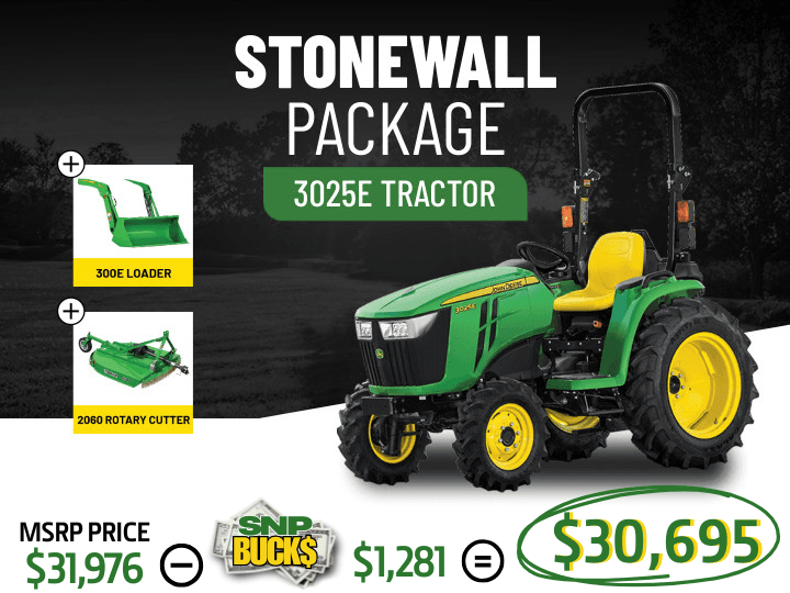 3025E Tractor Package  | Stonewall Package