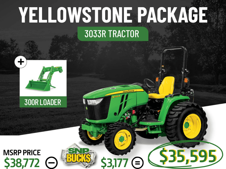 3033R Tractor Package  | Yellowstone Package
