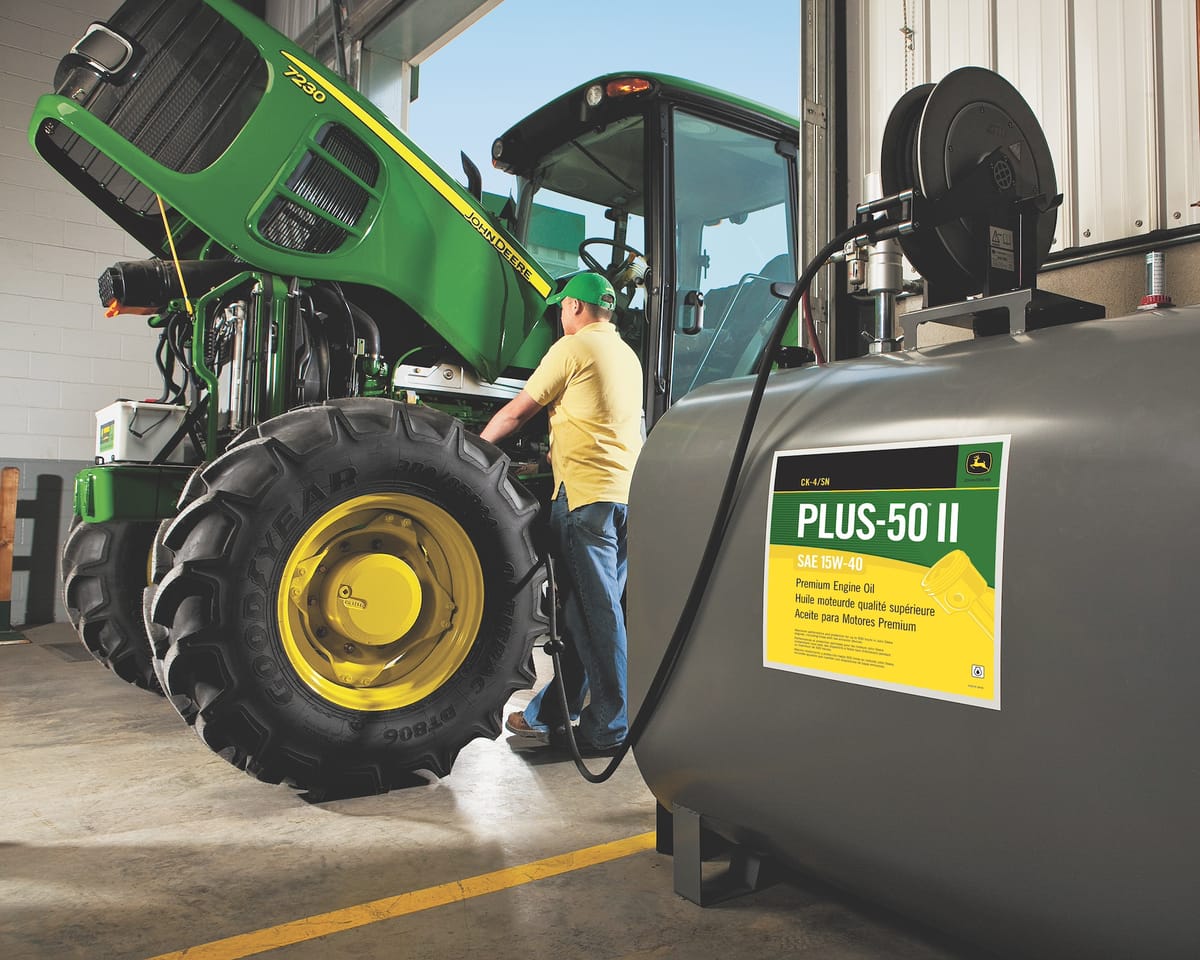 Field john deere bulk oil
