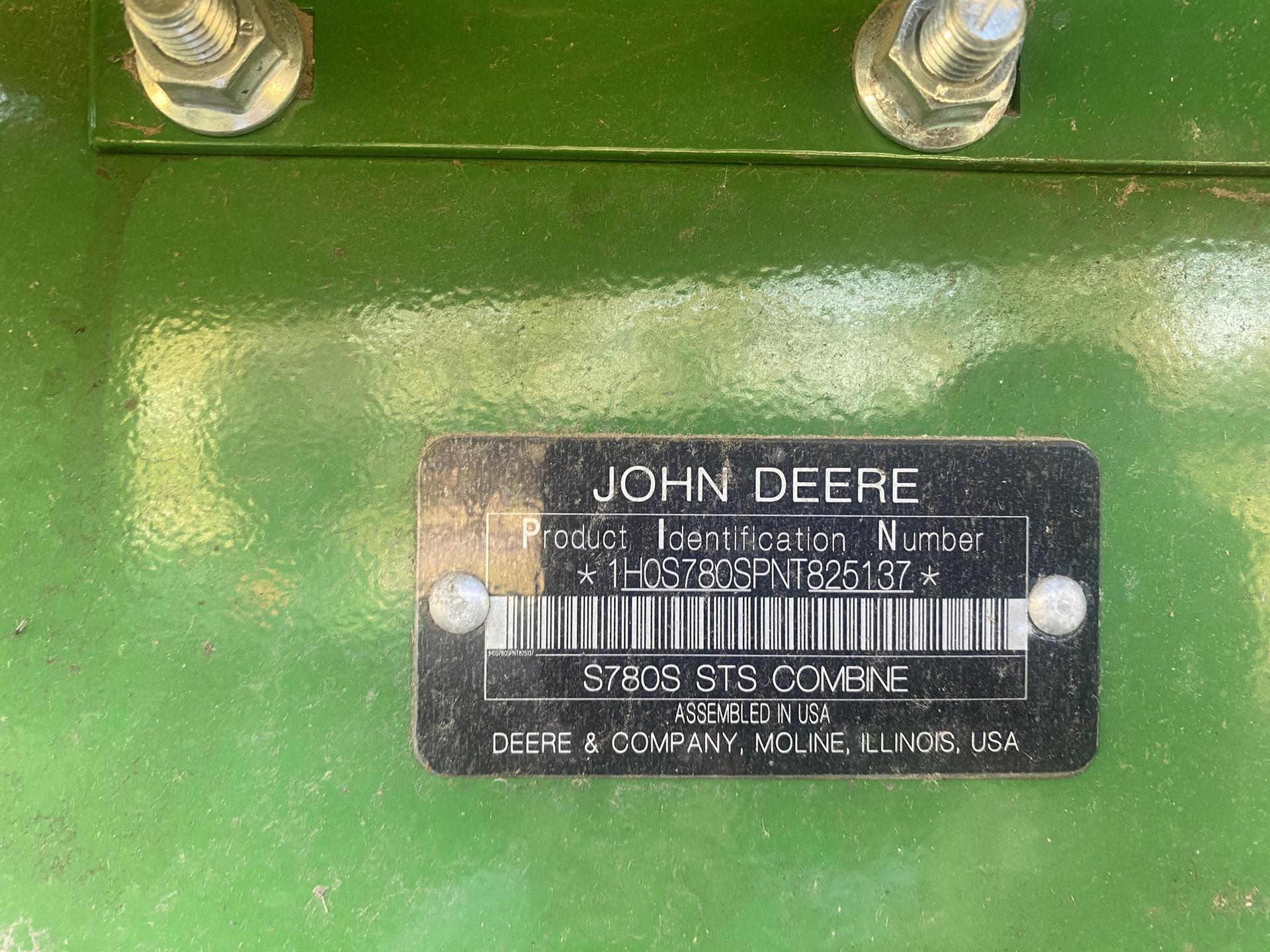 2023 John Deere S780