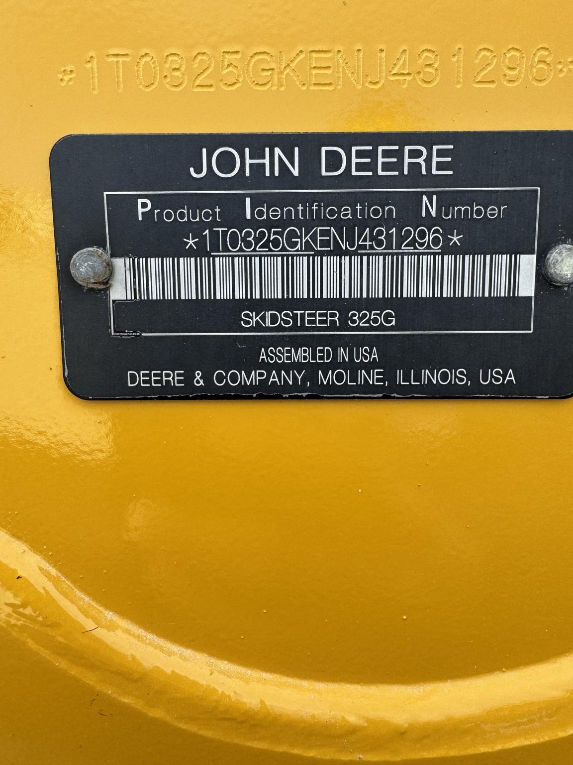 2022 John Deere 325G