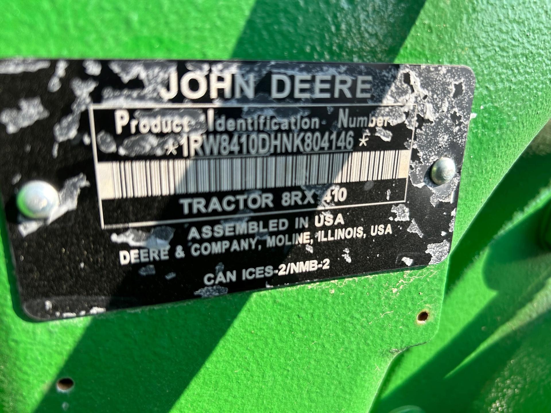 2022 John Deere 8RX 410